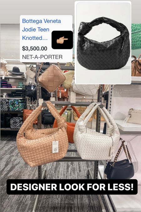 Designer look for less bag from Target! 

Woven purse // knotted strap bag // designer look alike bag // purse from Target 

#LTKItBag #LTKStyleTip #LTKFindsUnder50