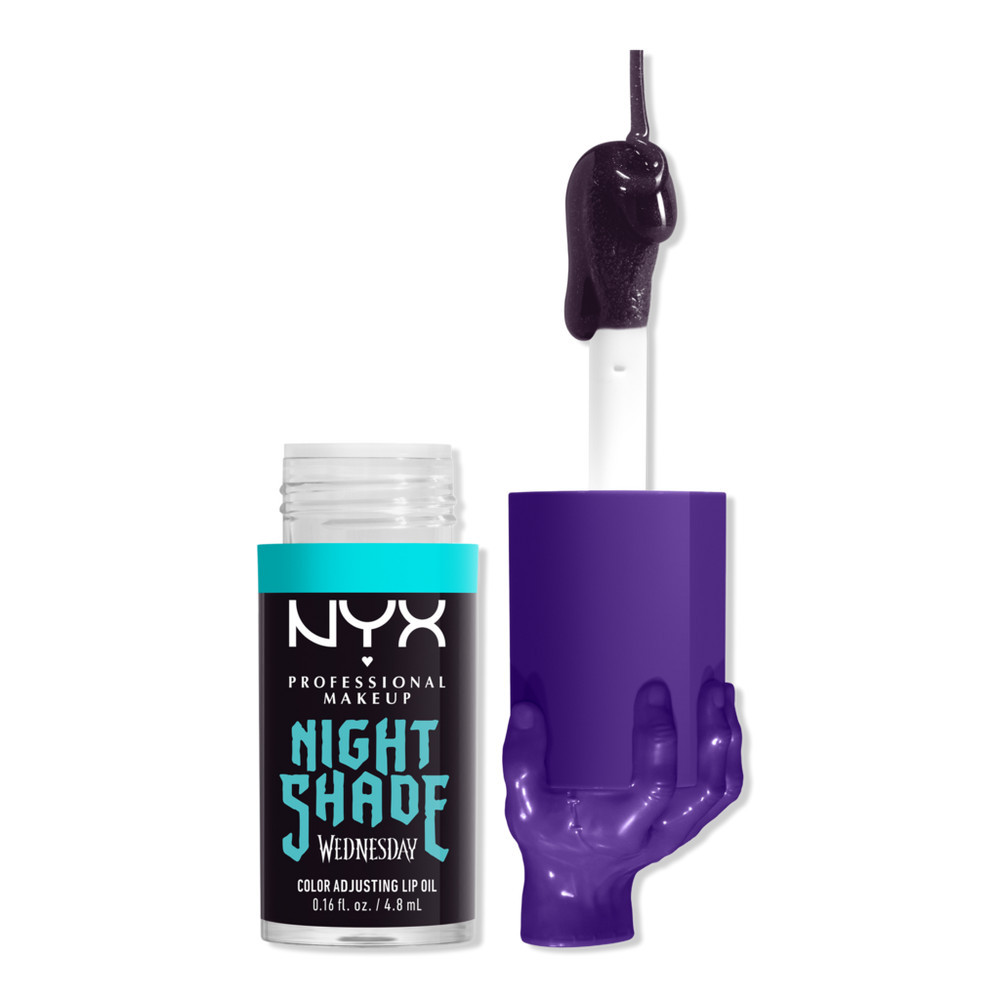 NYX Professional Makeup Limited Edition Wednesday Mystery PH Lip Oil - Night Shade | Ulta