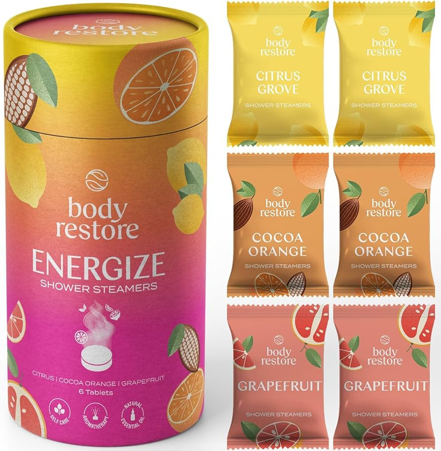 Body Restore Shower Steamers Aromatherapy 6 Pack - Galentines, Valentines Day Gifts for Her and H... | Amazon (US)