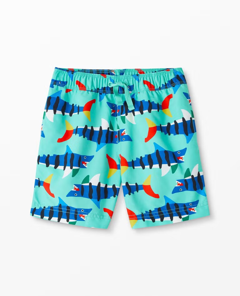 Recycled Print Swim Trunks | Hanna Andersson