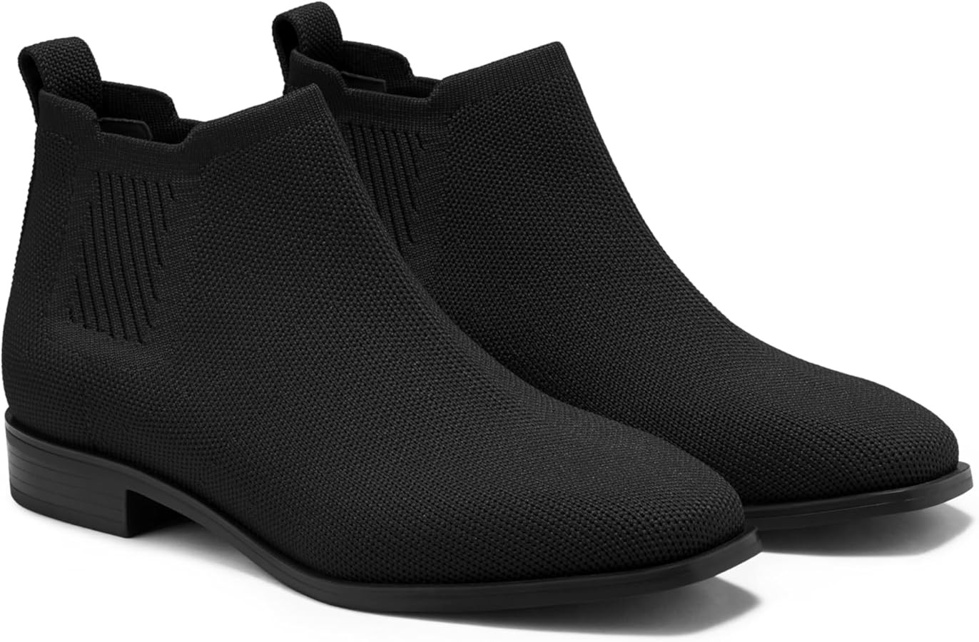 VIVAIA Ryan Pro Women's Ankle Boots Pull on Chelsea Slip on Short Square-toe Booties Lady Dress B... | Amazon (US)
