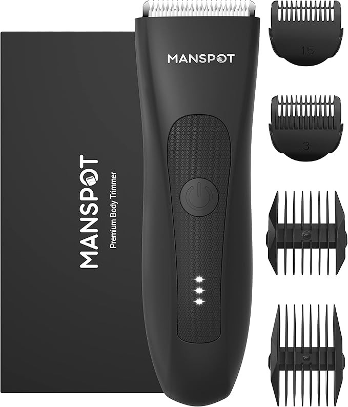 MANSPOT Manscape Groin & Body Hair Trimmer for Men, Electric Ball Trimmer Pubic Trimmer Shaver,Ma... | Amazon (US)