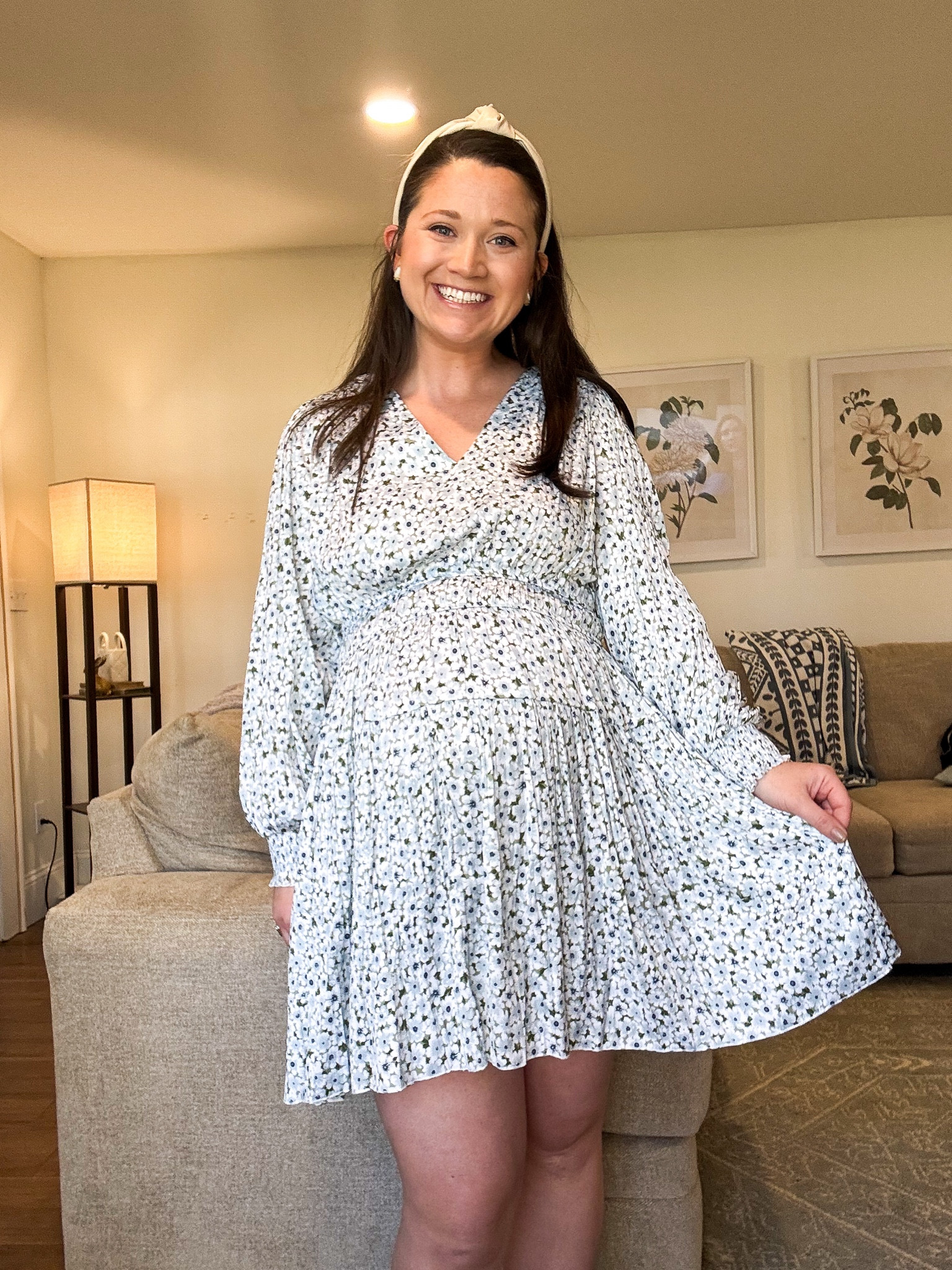 Spring dress. Spring outfit. Easter dress from Walmart 