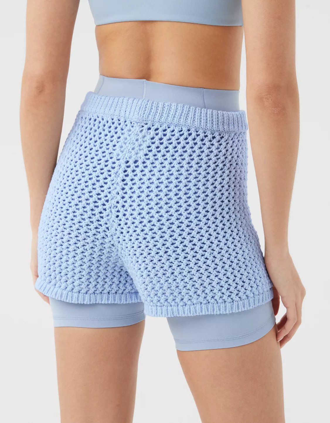 OFFLINE By Aerie Crochet High Waisted Short | Aerie
