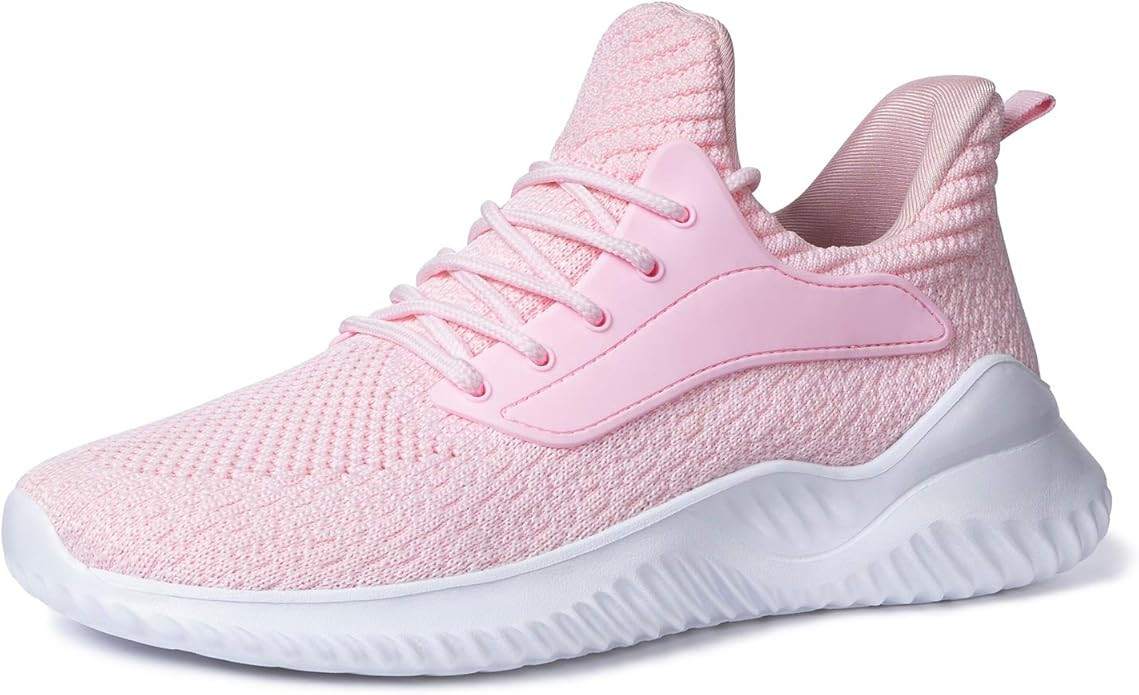 Akk Womens Athletic Walking Shoes - Slip On Memory Foam Lightweight Work Casual Tennis Running Sh... | Amazon (US)