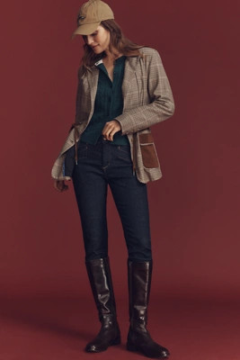 Maeve Cinch-Waist Blazer | Anthropologie (US)