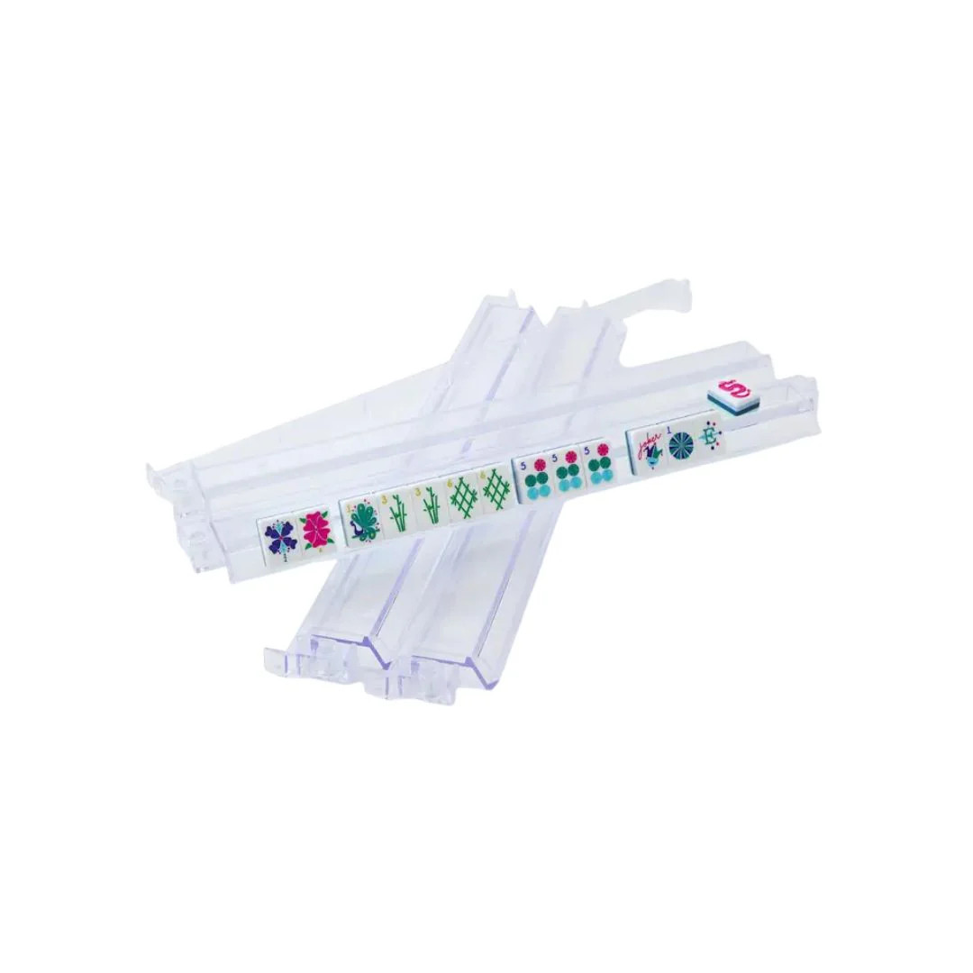 Clear Acrylic Rack + Pusher Set | Pink Antlers