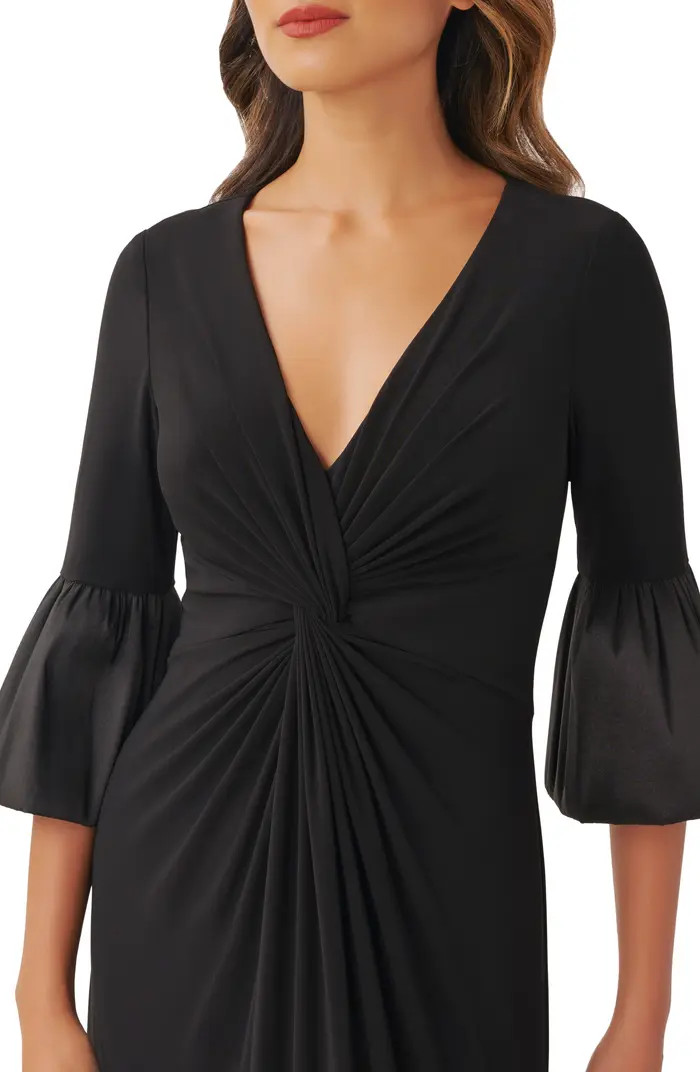 Twist Front Jersey Gown | Nordstrom