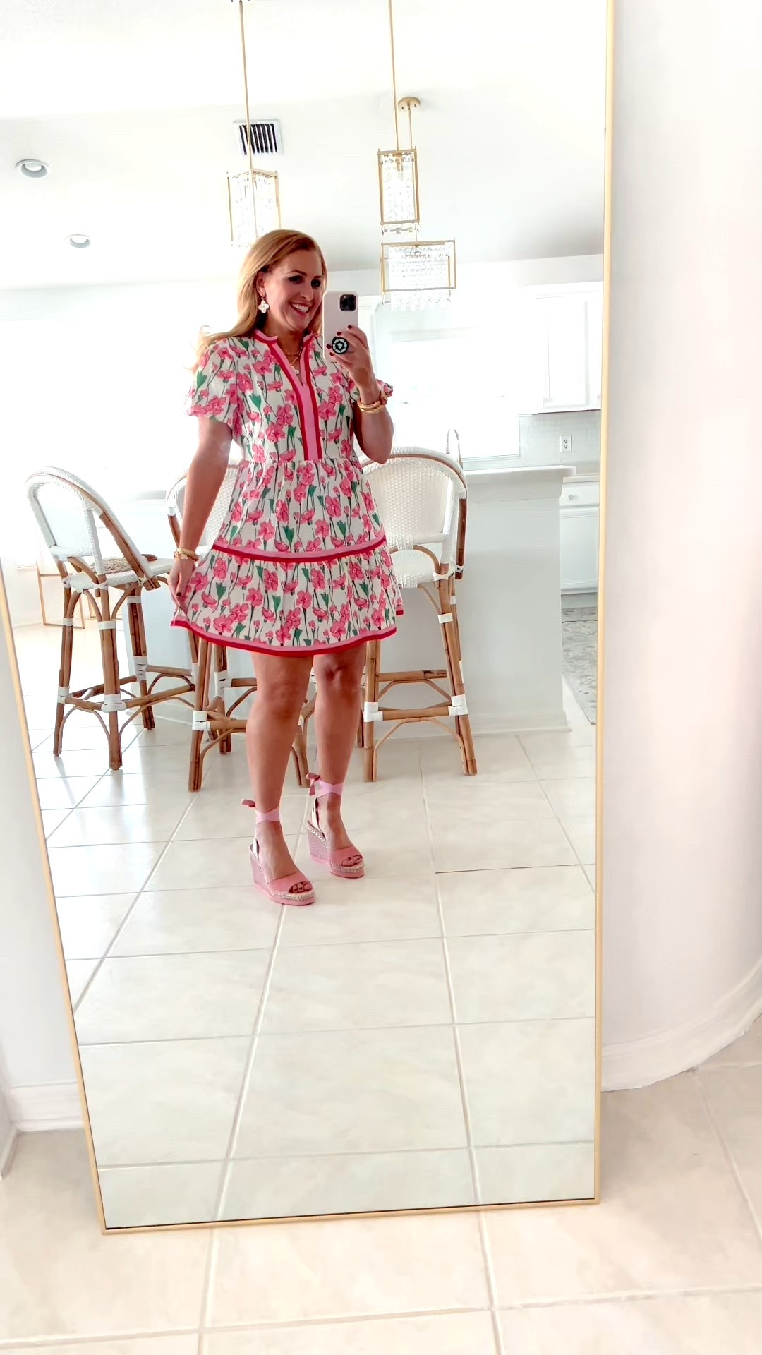 Loving this designer inspired mini dress for spring and summer. Under $50 and so cute.

Love the trim on this dress. Wearing a medium and fits true to size.

Paired it with espadrilles and Julie Vos jewelry.

#LTKSeasonal #LTKOver40 #LTKSaleAlert #LTKU #LTKMidsize #LTKTravel #LTKgrwm #LTKootd #LTKValentine #LTKActive #LTKvlog