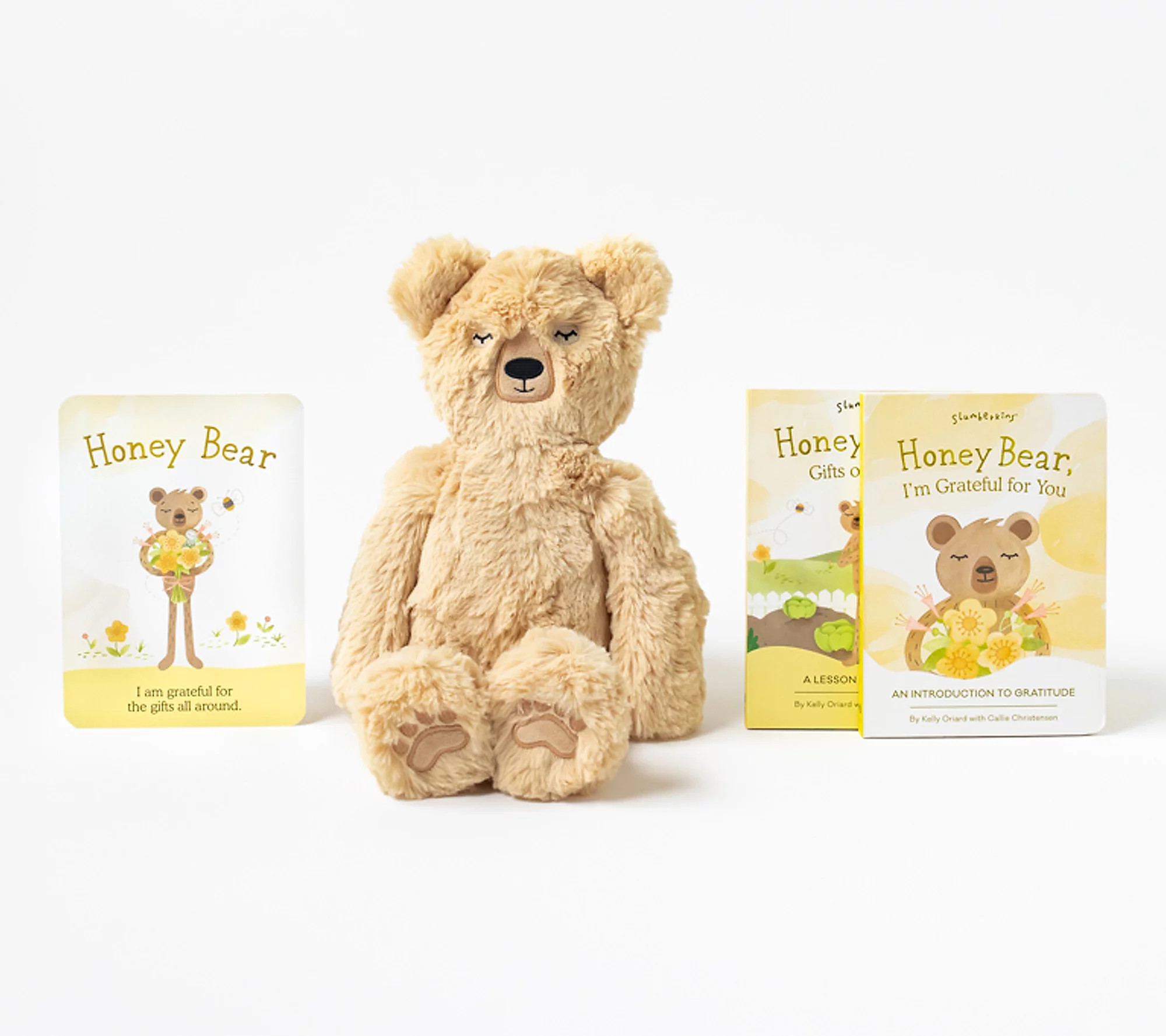 Slumberkins Honey Bear Gratitude Kin Set | QVC