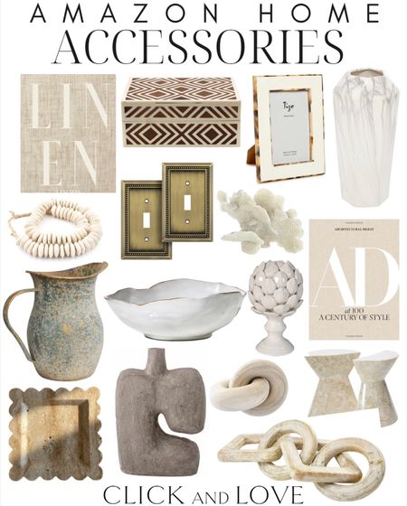 Neutral Amazon home decor! These accessories are perfect styling a coffee table or bookcase 👏🏼

Amazon, Amazon home decor, Amazon must haves, Amazon home, Amazon finds, Amazon accessories, neutral home decor, budget friendly accessories, coffee table books, decorative accessories, vase, bookends, frame, chain link, pitcher, decorative bowl #amazon #amazonhome

#LTKstyletip #LTKunder50 #LTKhome