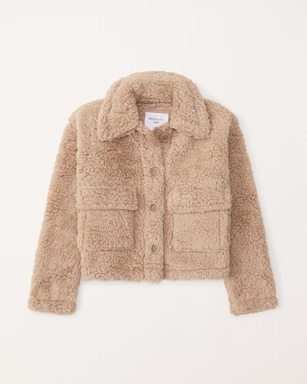 sherpa shacket | Abercrombie & Fitch (US)