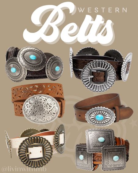 Western-inspired belts 🤩

#LTKstyletip #LTKFestival #LTKfindsunder100