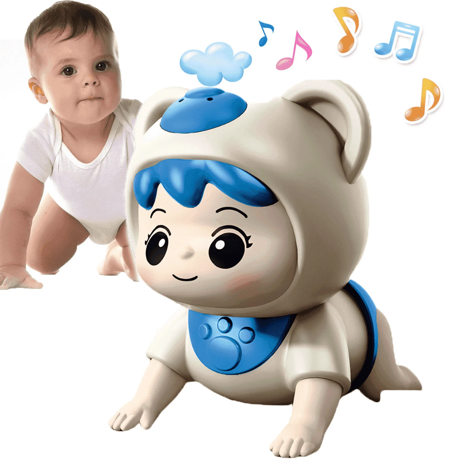 Lvelia Toddler Toy, Crawling Baby Toys for 6-12 Months, Fun Tummy Time Toys for Toddler with Musi... | Walmart (US)