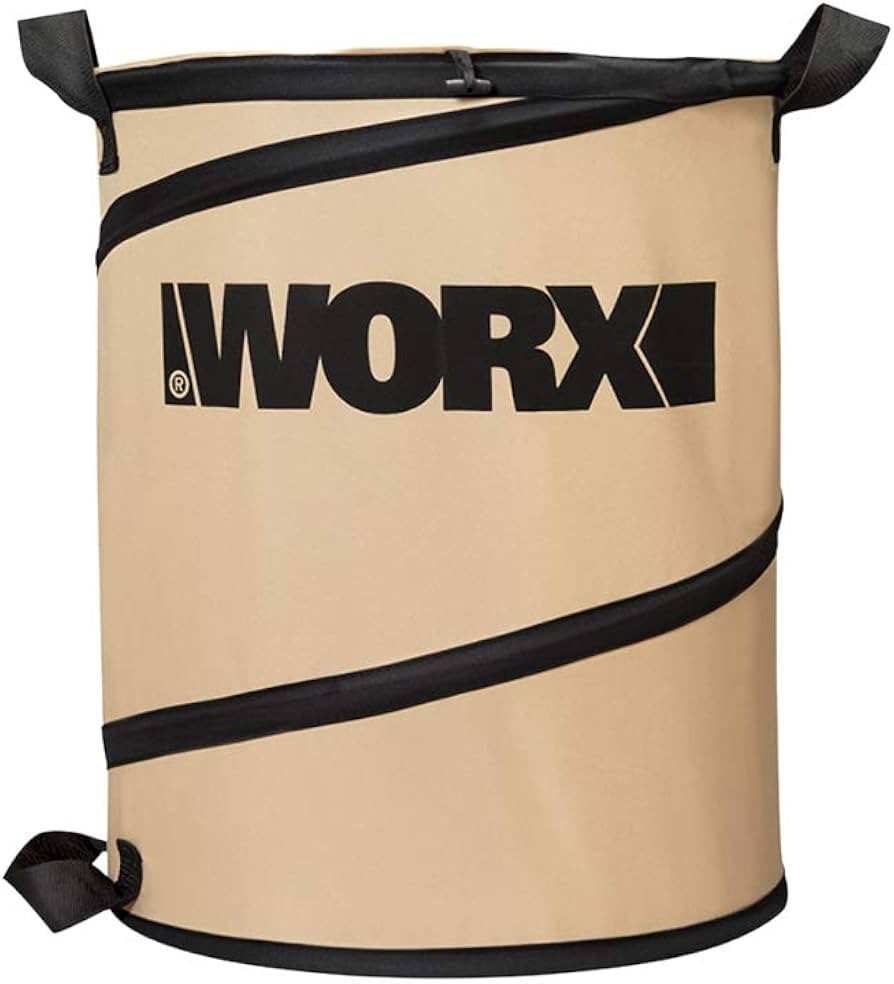WORX WA0030 Landscaping 26-Gallon Collapsible Yard Waste Bag/Leaf Bin | Amazon (US)