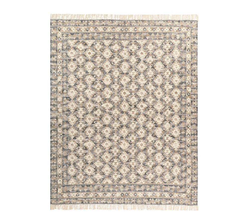 Elias Flatweave Wool Rug | Pottery Barn (US)