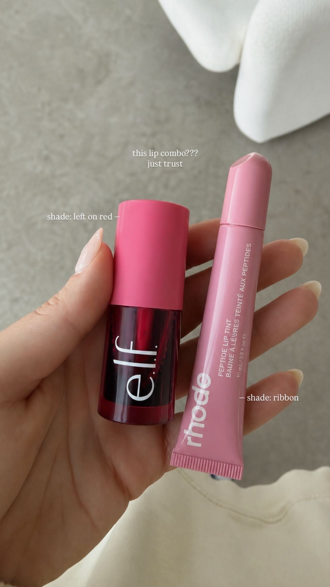 the most perfect lip combo for a natural pop of color that LASTS

lip tint, red lip stain, rhode lip glosss

#LTKBeauty