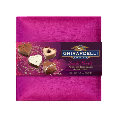 Ghirardelli Valentine's Day Sweet Hearts Premium Chocolate Assortment Box - 4.4oz | Target