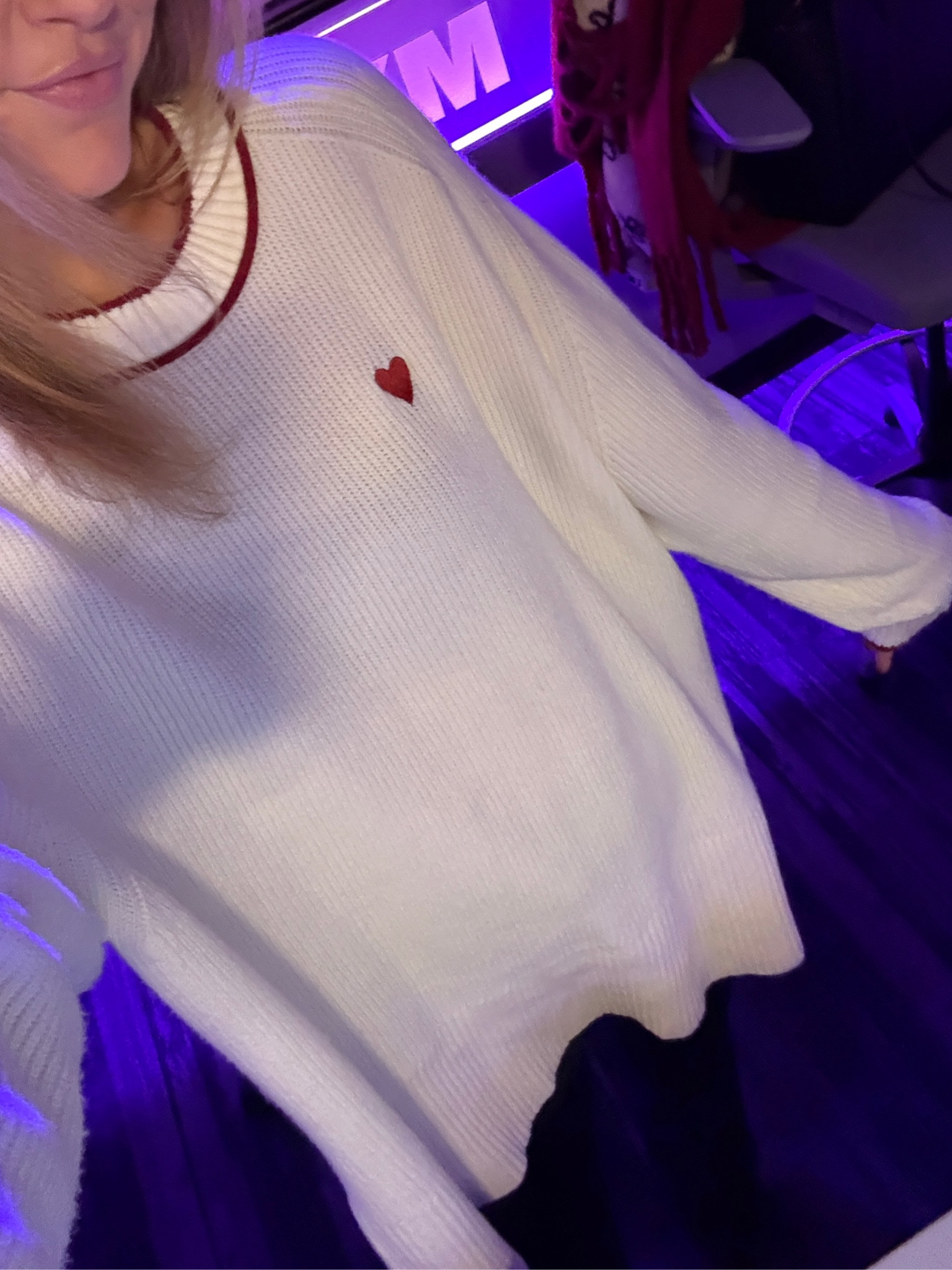 cutest & comfiest sweater for V-Day. Got a 1X cuz that’s all that had at my local target 🩷

#LTKSeasonal