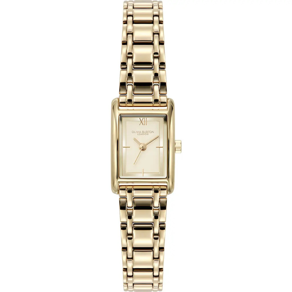 Olivia Burton Mini Grove Rectangular Bracelet Watch, 16mm in Gold at Nordstrom | Nordstrom