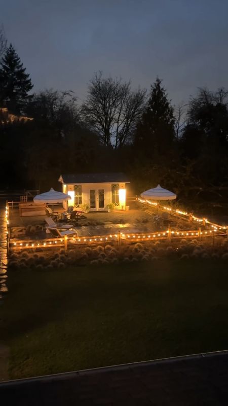 We were experiencing renovation burnout HARD last year and never got around to adding lighting to this cute little backyard of ours – so I headed to @loweshomeimprovement and found some warm white string lights that give the prettiest glow around our pool. We heated this pool up (it can function like a normal pool or heat up to be a jacuzzi) so now we don't even have to wait for summer to start using this space again!! Check out my stories for more 🙂 #ad #lowespartner

#LTKparties #LTKhome #LTKfindsunder50