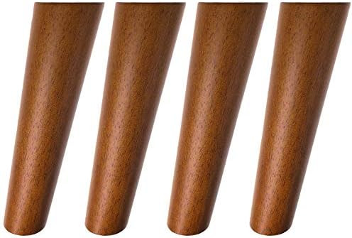 Round Solid Wood Furniture Legs Sofa Replacement Legs Perfect for Mid-Century Modern/Great IKEA hack | Amazon (US)