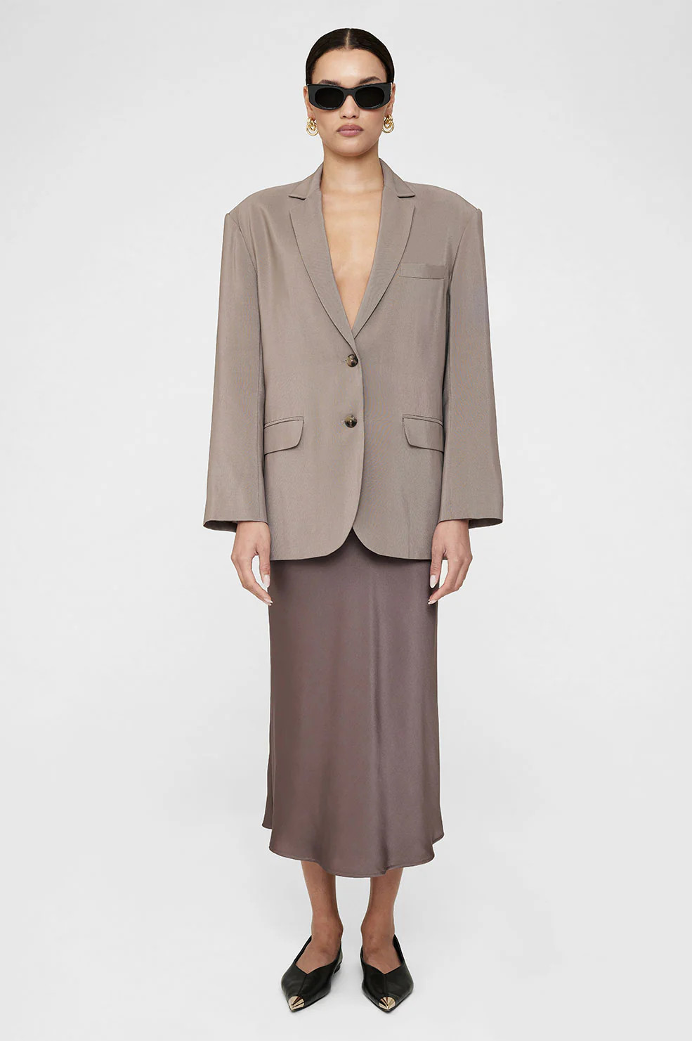 Bar Silk Skirt | Anine Bing