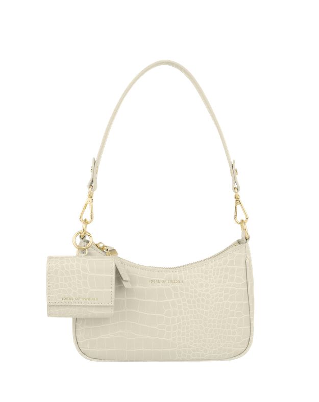 Nora Shoulder Bag Cream Beige Croco | iDeal of Sweden (US)