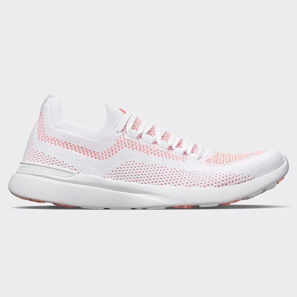 Women's TechLoom Breeze White / Magenta / Neon Peach | APL - Athletic Propulsion Labs