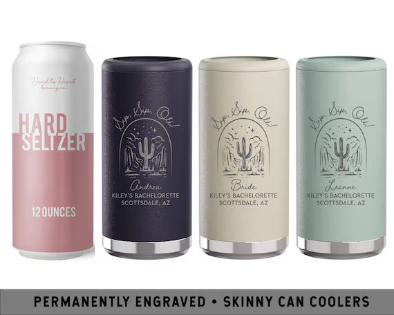 Sip Sip Olé Skinny Can Cooler  Custom Hard Seltzer Holder  | Etsy | Etsy (US)