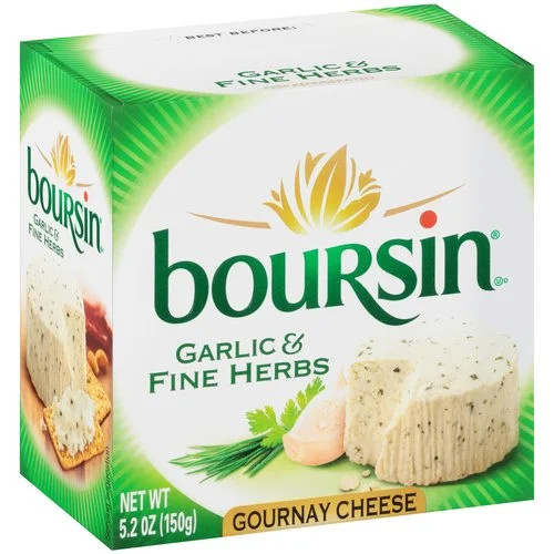 BoursinÃ‚Â® Garlic & Fine Herbs Gournay Cheese 5.2 Box - Walmart.com | Walmart (US)