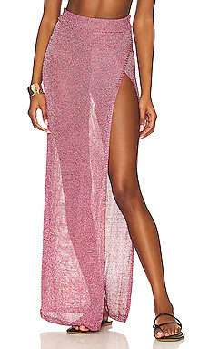 superdown Keva Wrap Maxi Skirt in Pink from Revolve.com | Revolve Clothing (Global)