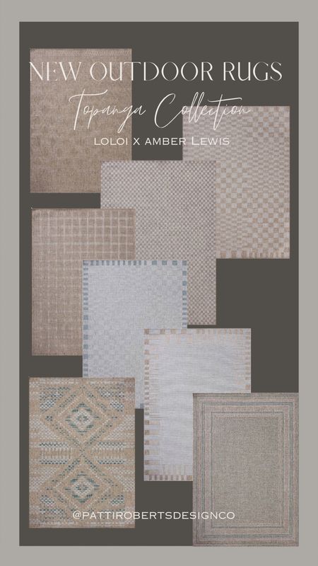 New outdoor rugs loloi x Amber Lewis 

#LTKSeasonal #LTKhome