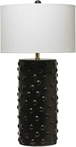Creative Co-Op Stoneware, Matte Black Table Lamp | Amazon (US)