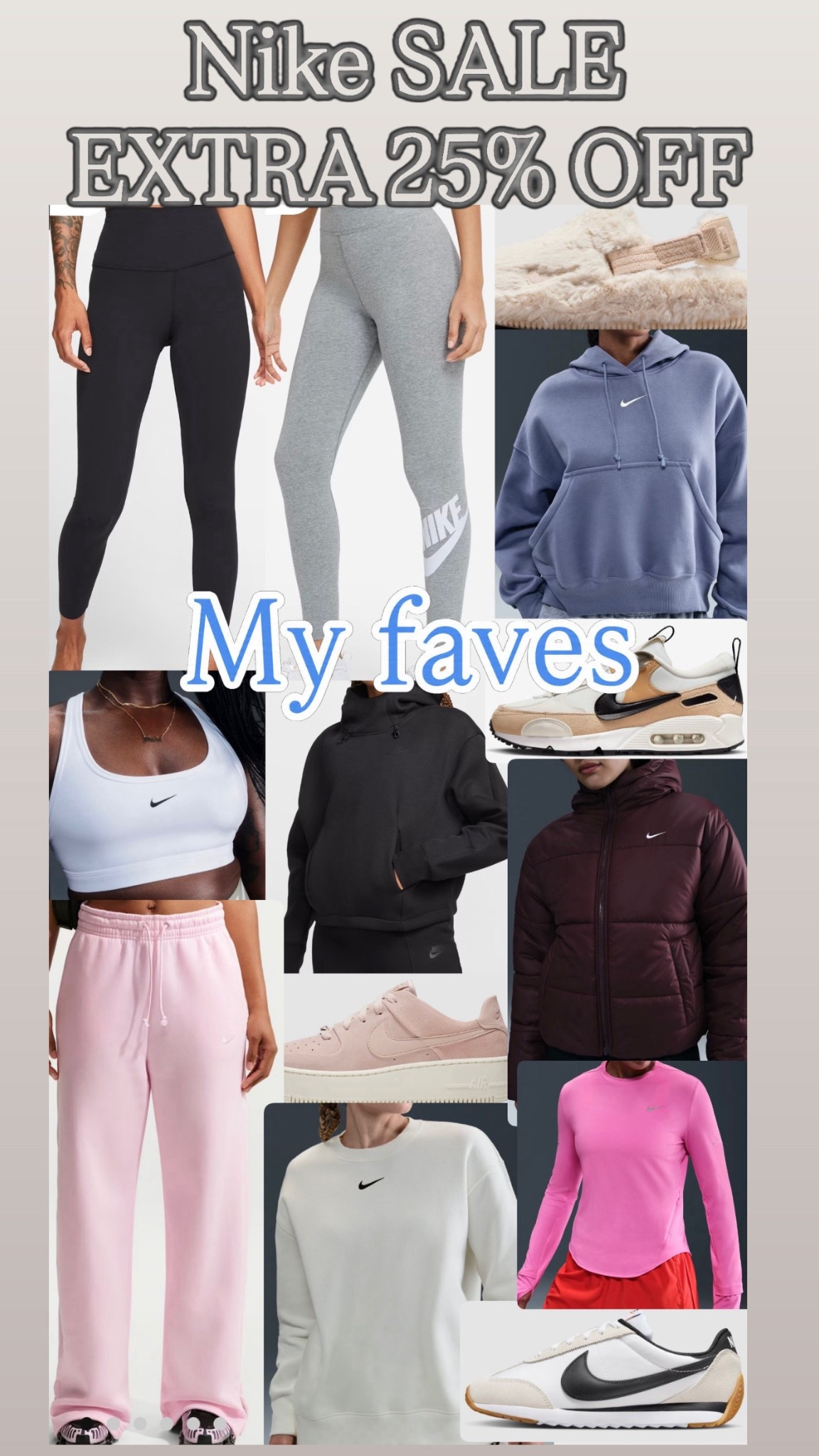 Nike sale! Extra 25% off with code: STRONG

#LTKSaleAlert #LTKActive