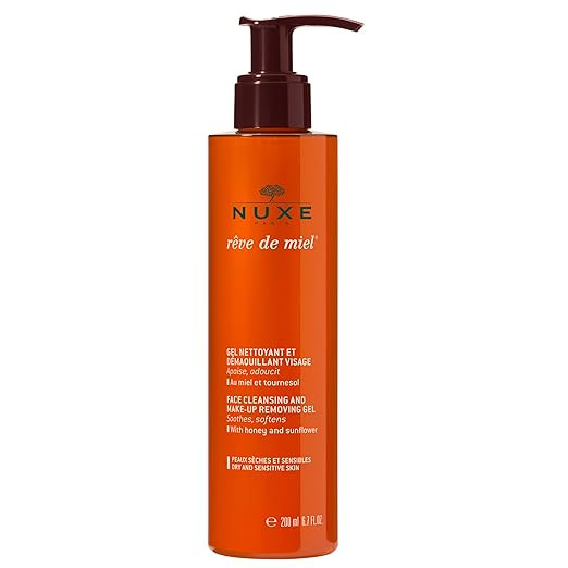 NUXE Rêve de Miel Face Cleanser and Makeup Removing Gel for Dry and Sensitive Skin with Honey an... | Amazon (US)