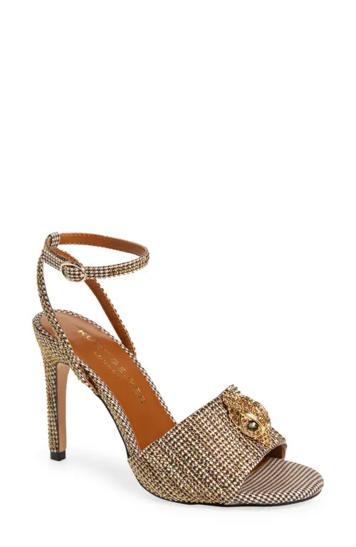 Kurt Geiger London Kensington Ankle Strap Sandal in Dark Beige at Nordstrom, Size 6Us | Nordstrom