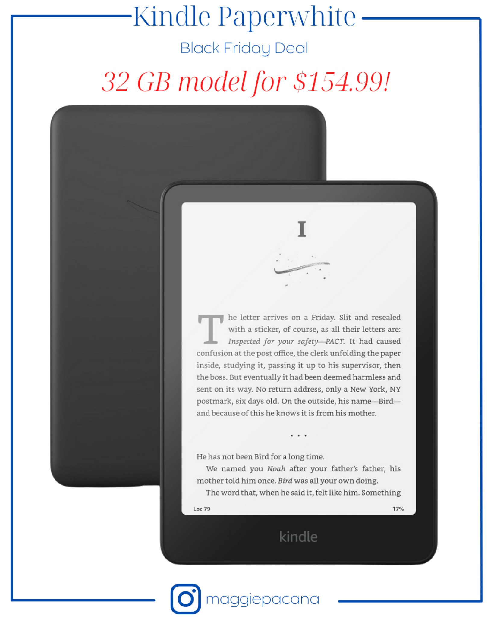 Black Friday deal on the nicest Kindle Paperwhite! 

#LTKGiftGuide #LTKHoliday #LTKCyberWeek