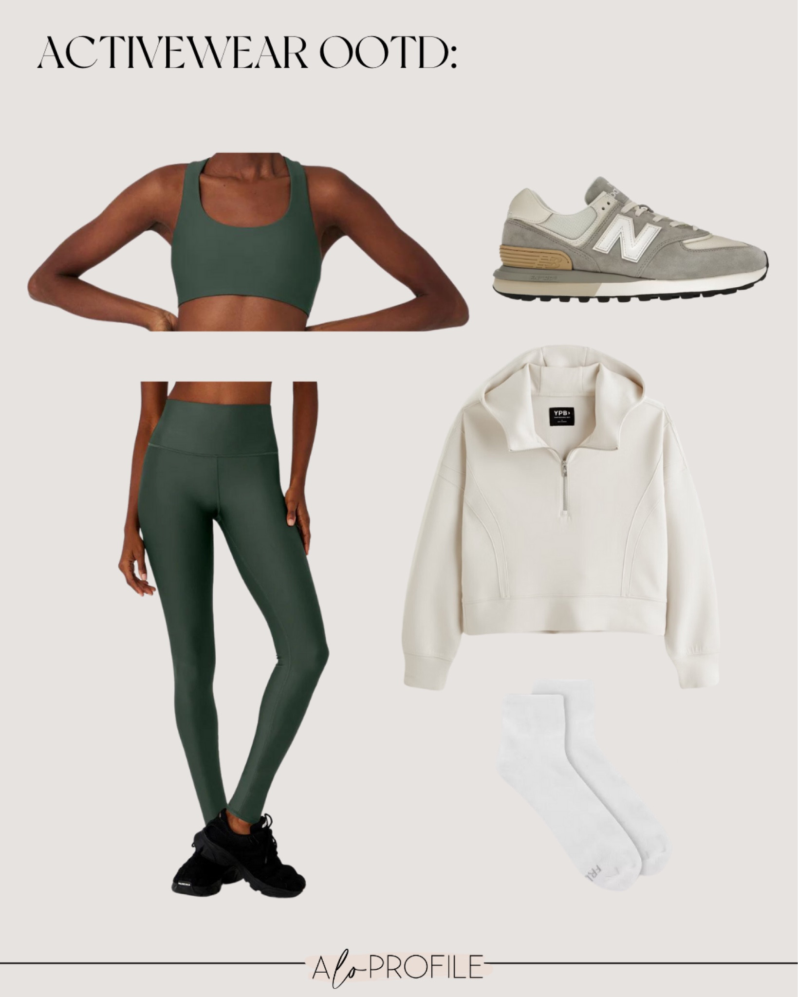 My activewear outfit today! I wear a size S in everything & my sneakers run TTS. 