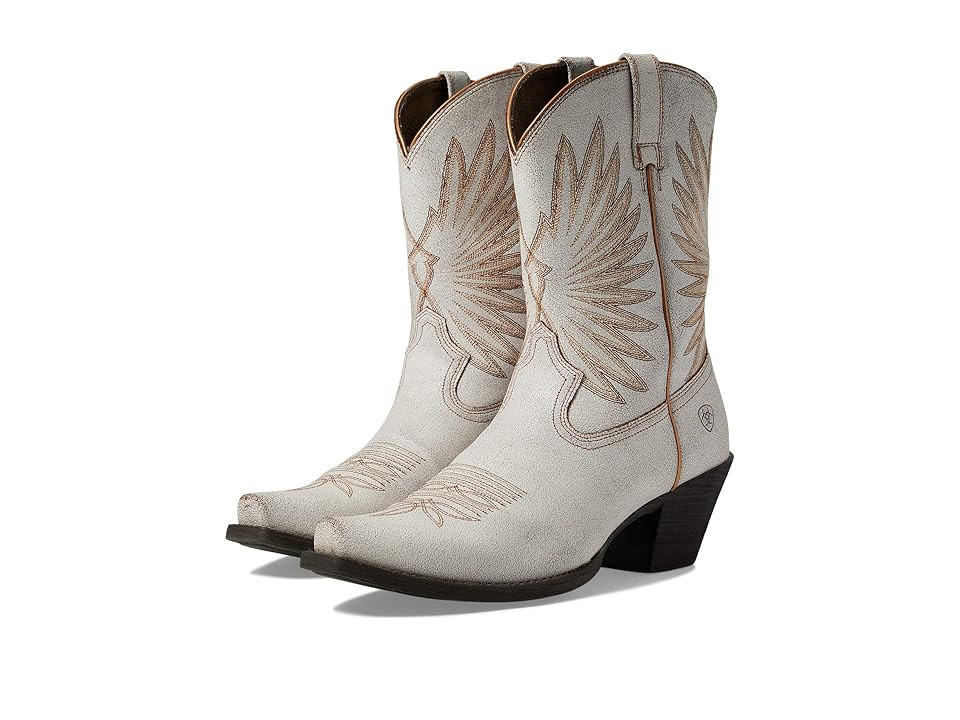 Ariat Goldie Women's Boots Distressed White : 7.5 B - Medium, Leather | Zappos