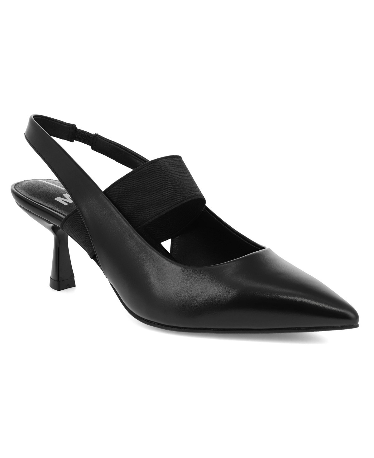 Mia Women's Nicolette Slingback Kitten Heel Pumps - Black | Macy's