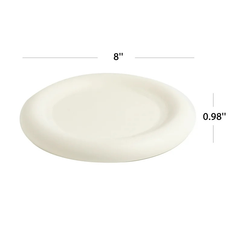 Mainstays By Becky G. & Alejandra 8" Ceramic Decorative Bubble Tray, White | Walmart (US)