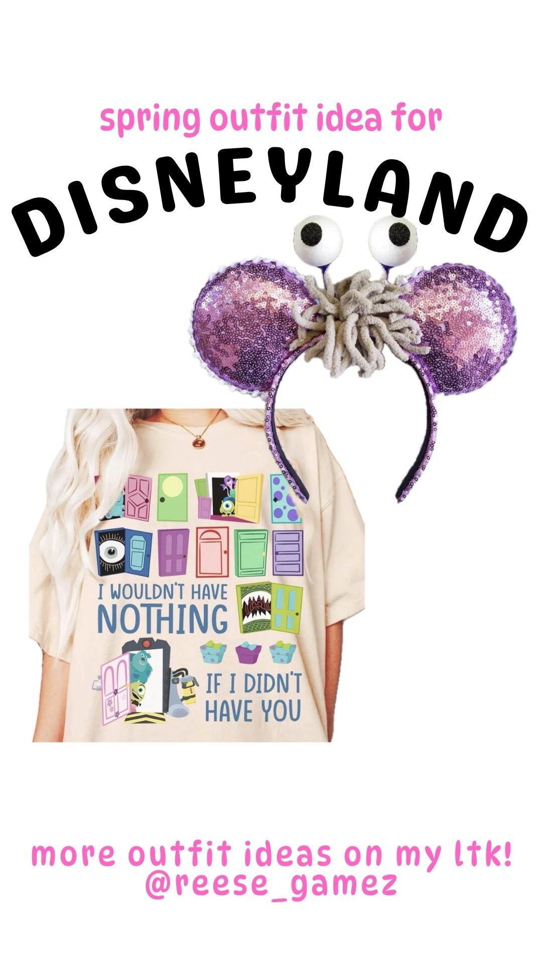 disney outfit, disneyland outfit, disney outfits, disneyland outfits, monsters inc outfit, sully outfit, mickey ears, minnie ears

#LTKootd #LTKSeasonal #LTKTravel