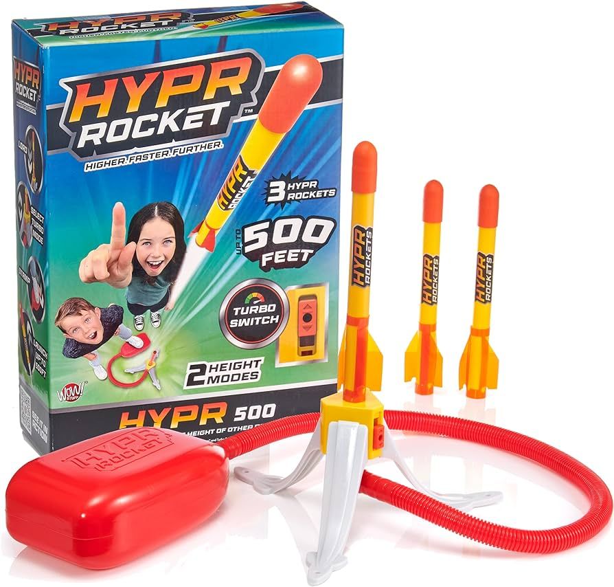 Hypr Rocket Launcher for Kids - Patented Designed Launcher Reach up to 500 Feet with Turbo Mode, ... | Amazon (US)