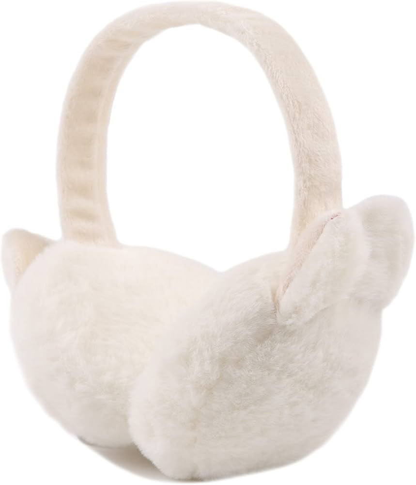 Peecabe Winter Kids Earmuffs Warm Girl Ear Muffs For Toddler Kid Children Earmuff with Cat Ears G... | Amazon (US)