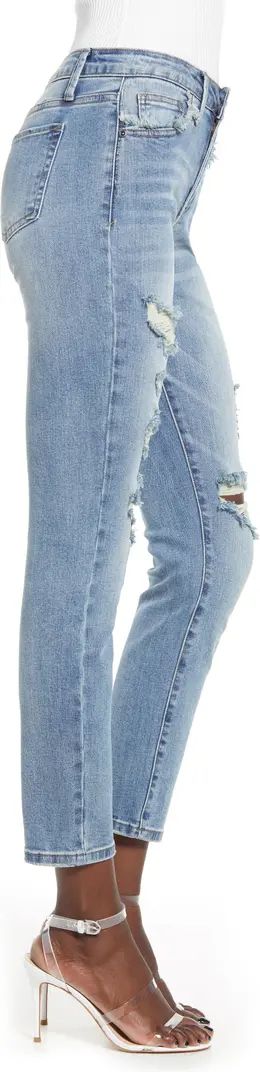 High Waist Ripped Ankle Skinny Jeans | Nordstrom