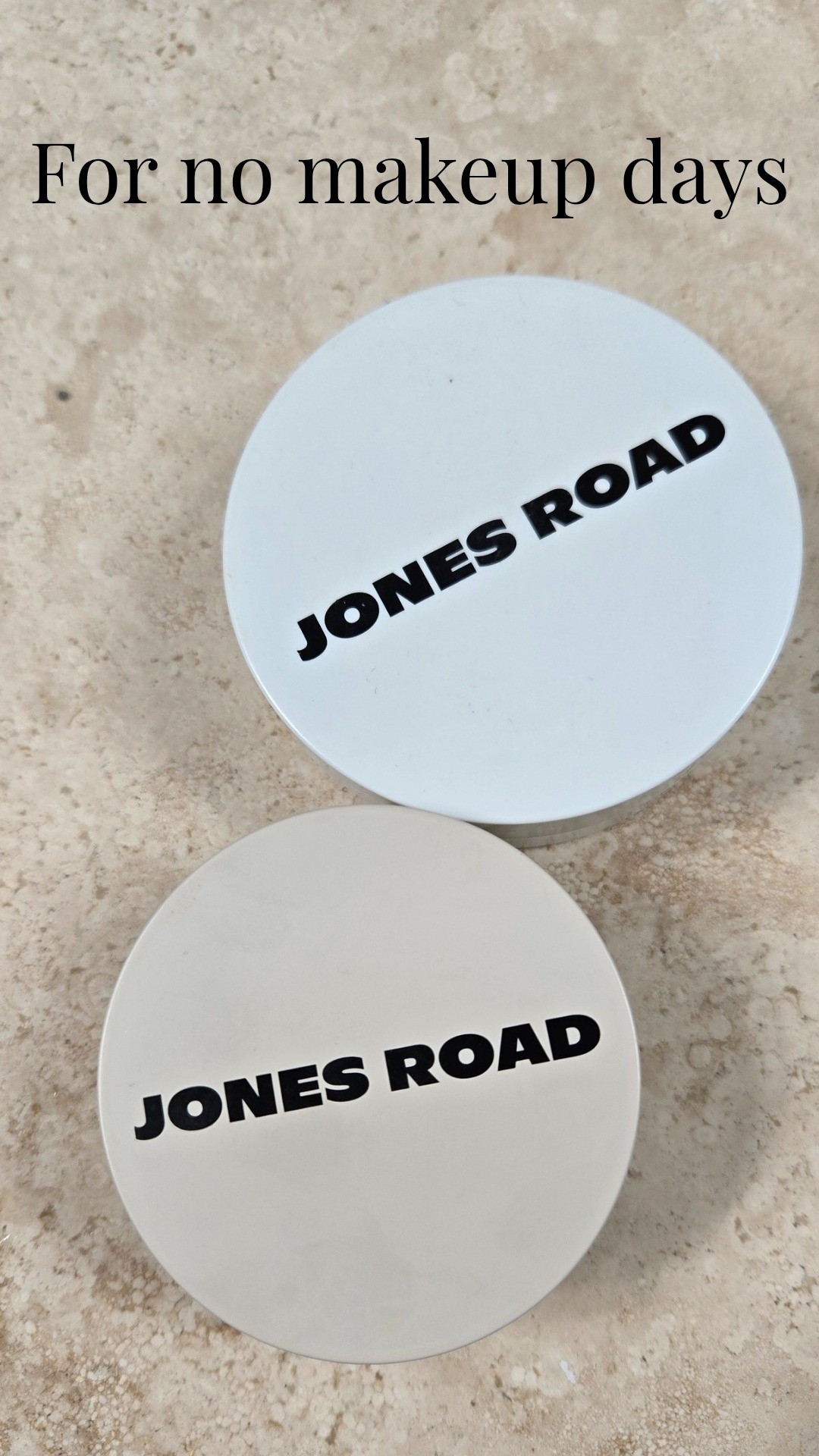 Some days you want to skip the makeup. That's when I use my go-to Jones Road. What the Foundation and Miracle Balm gives me light coverage with a dewy, fresh look.

#LTKFindsUnder50 #LTKBeauty #LTKStyleTip