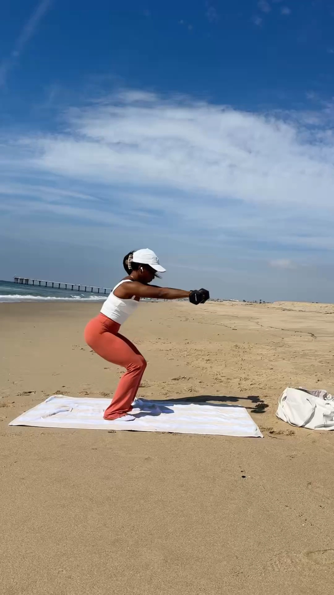 Beach workout 🌊🫶✨

Spring is here enjoy the sunshine movement and ocean waves !! 

#LTKfitnessgoals #LTKActive #LTKdayinmylife