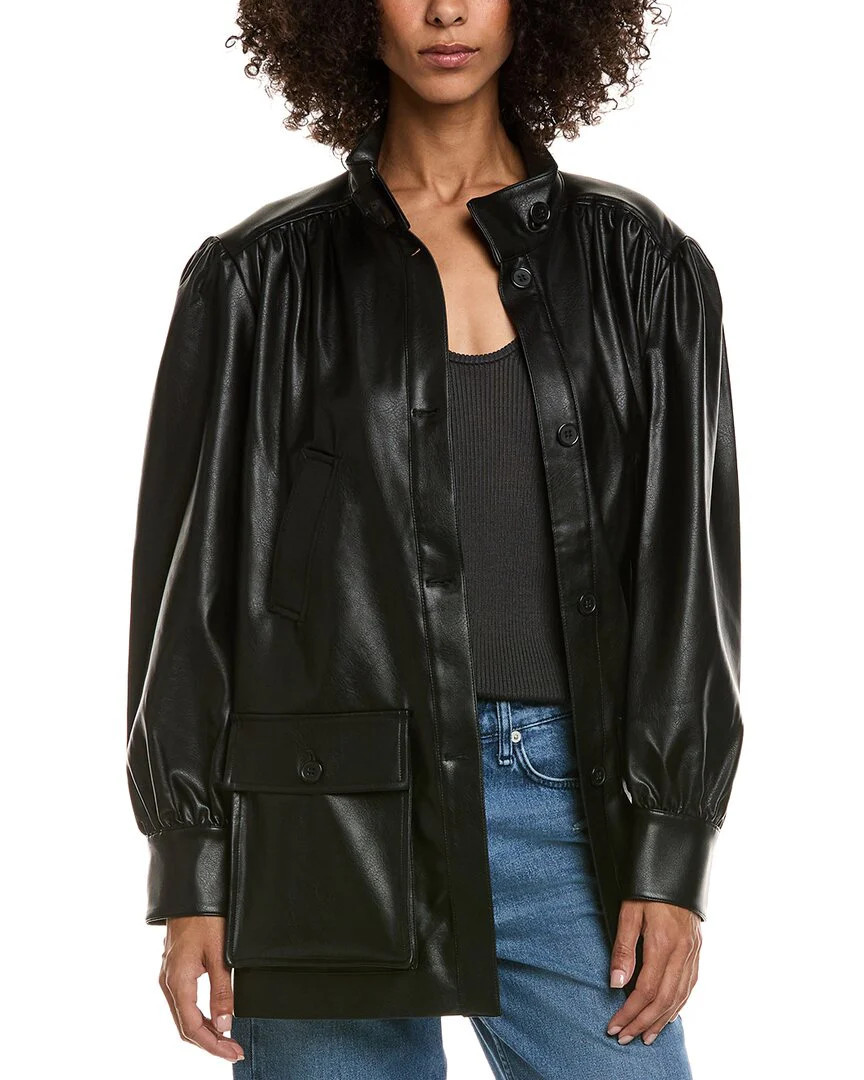 Bardot Clements Vegan Leather Jacket | Shop Simon