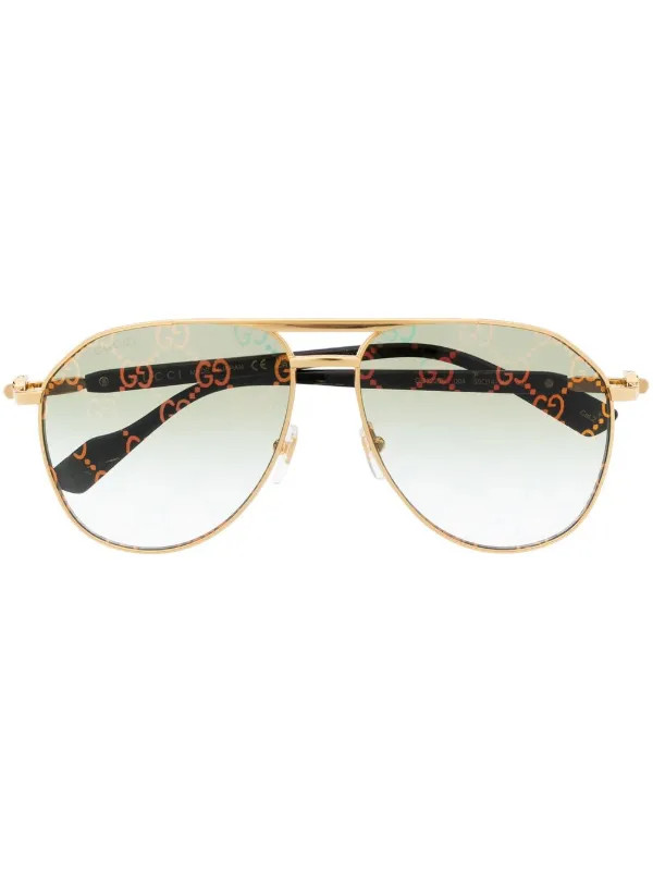 pilot-frame tinted sunglasses | Farfetch Global